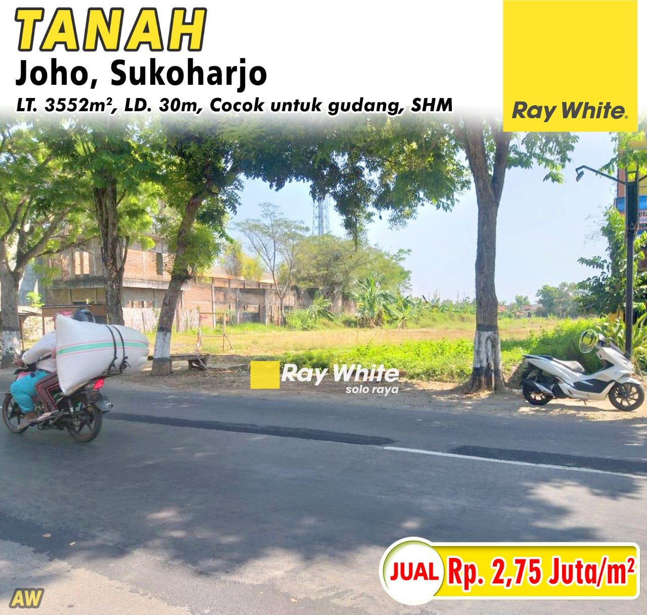 Awan-Tanah jual joho sukoharjo. HRg 2,75Jt per m2 (2)