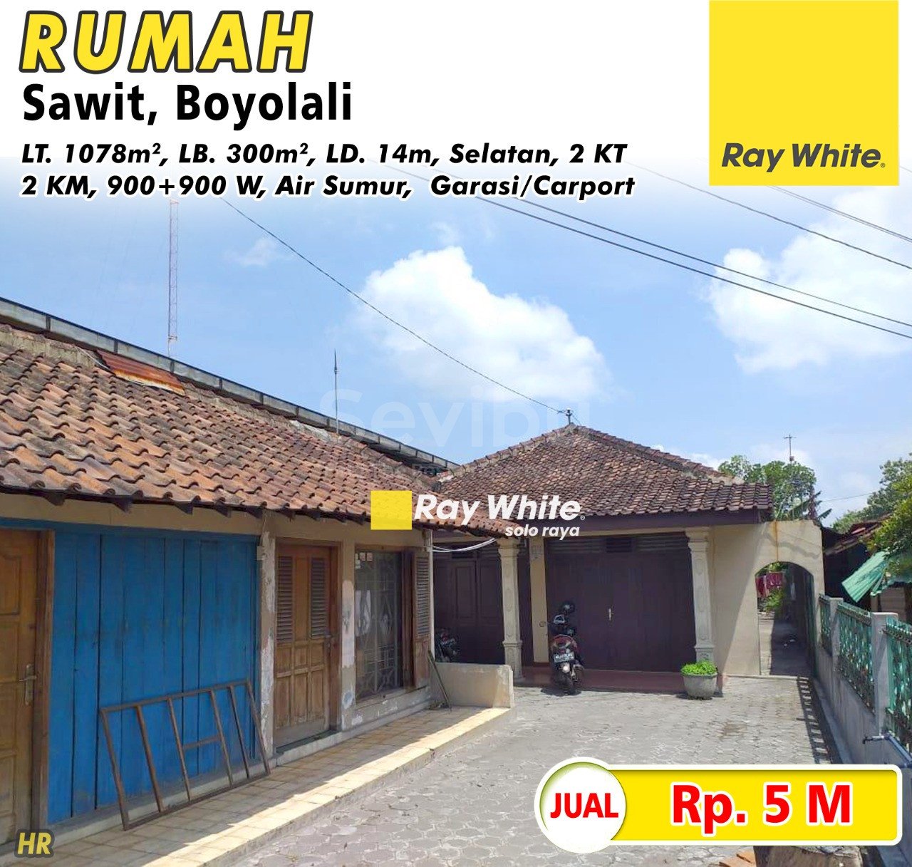 Hersus-Rumah jual tegal arum kateguhan sawit boyolali. Hrg 5M (2)