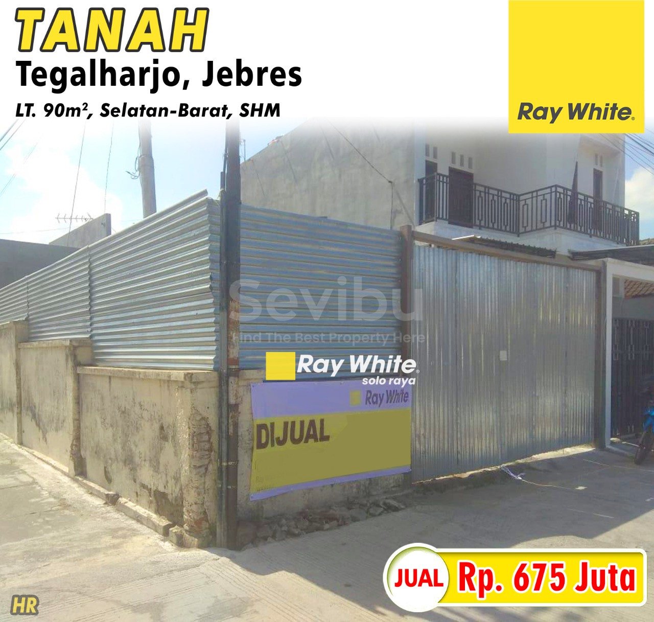 Hersus-Tanah jual tegalharjo jebres surakarta. HRg 675Jt (2)