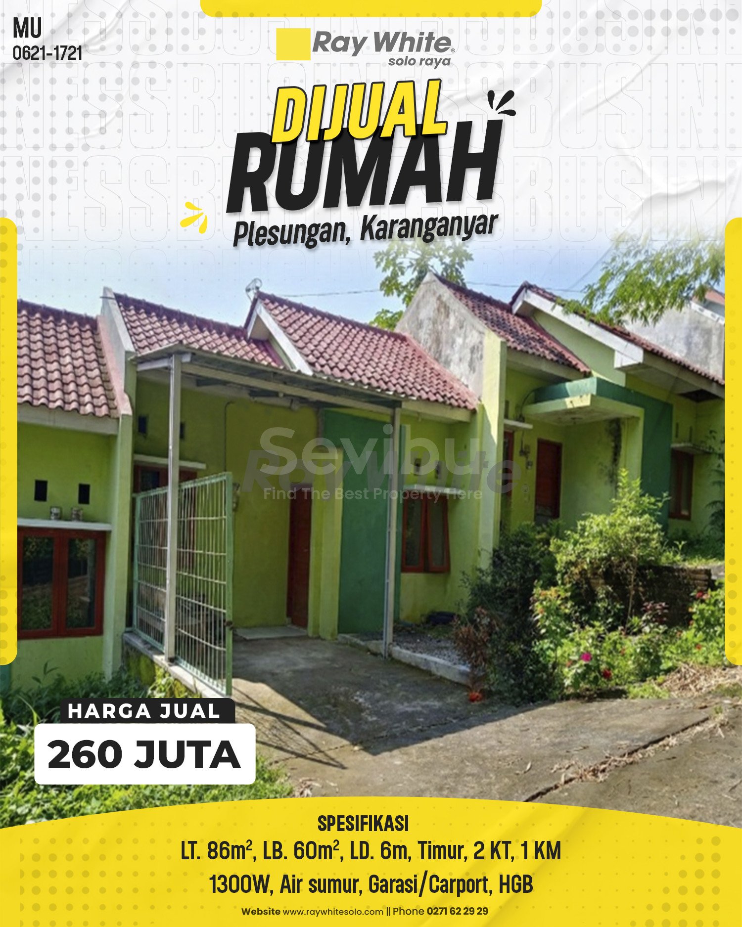 Muhammad-Rumah jual jl. ner griya sakinah plesungan gondangrejo karanganyar. Hgb 524. Hrg 220jt revisi jd 260Jt