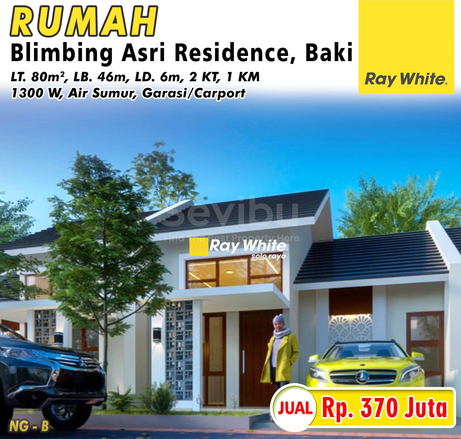 Nanang-Rumah jual blimbing asri residence tegalan baki sukoharjo. Hrg 370Jt (pra listing)