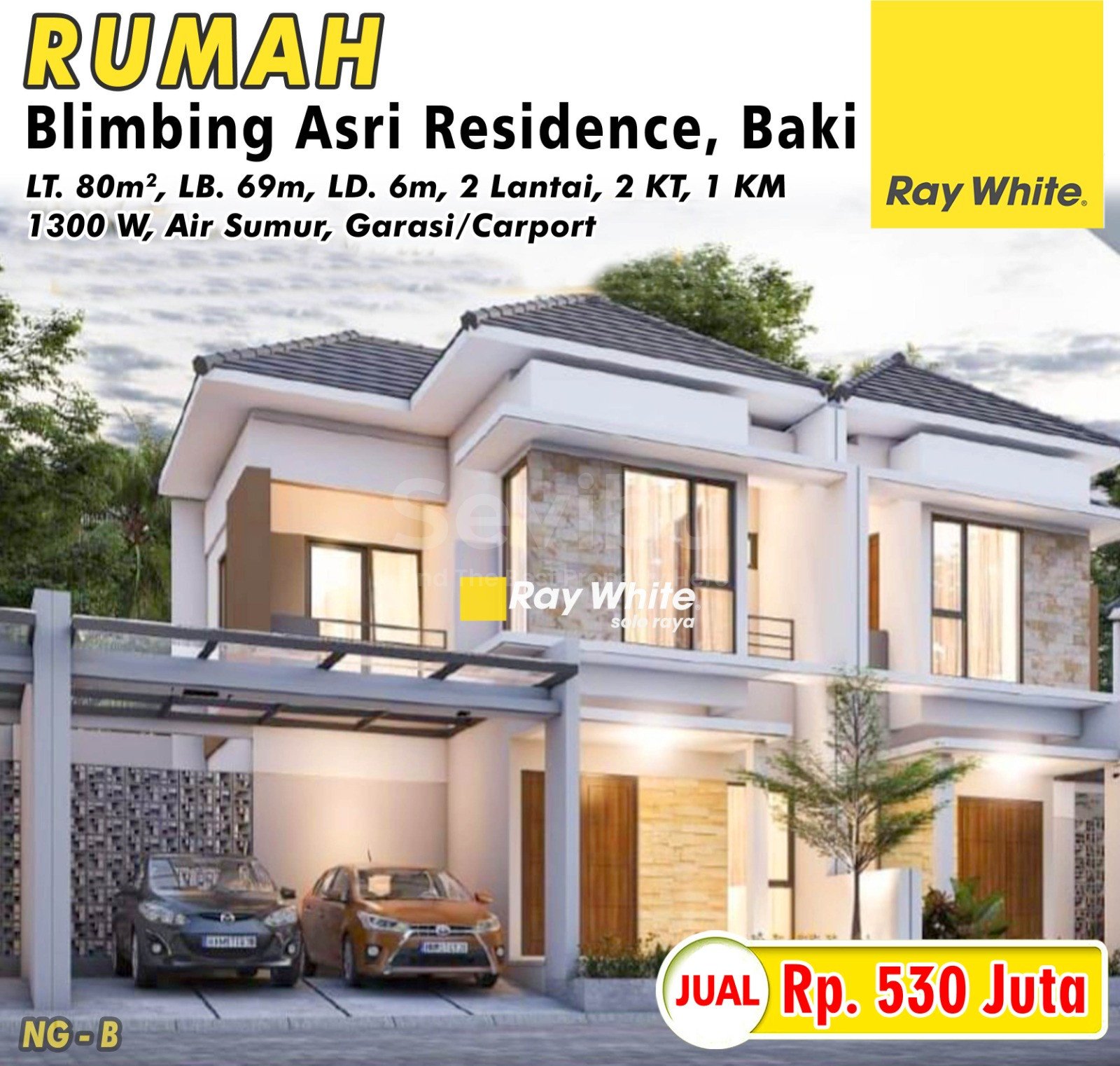 Nanang-Rumah jual blimbing asri residence tegalan baki sukoharjo. Hrg 530Jt. Grade B (pra listing)