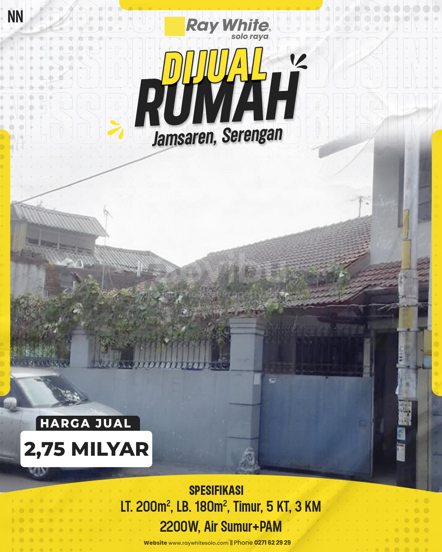 Nanik-Rumah jual jamsaren serengan surakarta. Hrg 2,2M revisi jd 2,75M