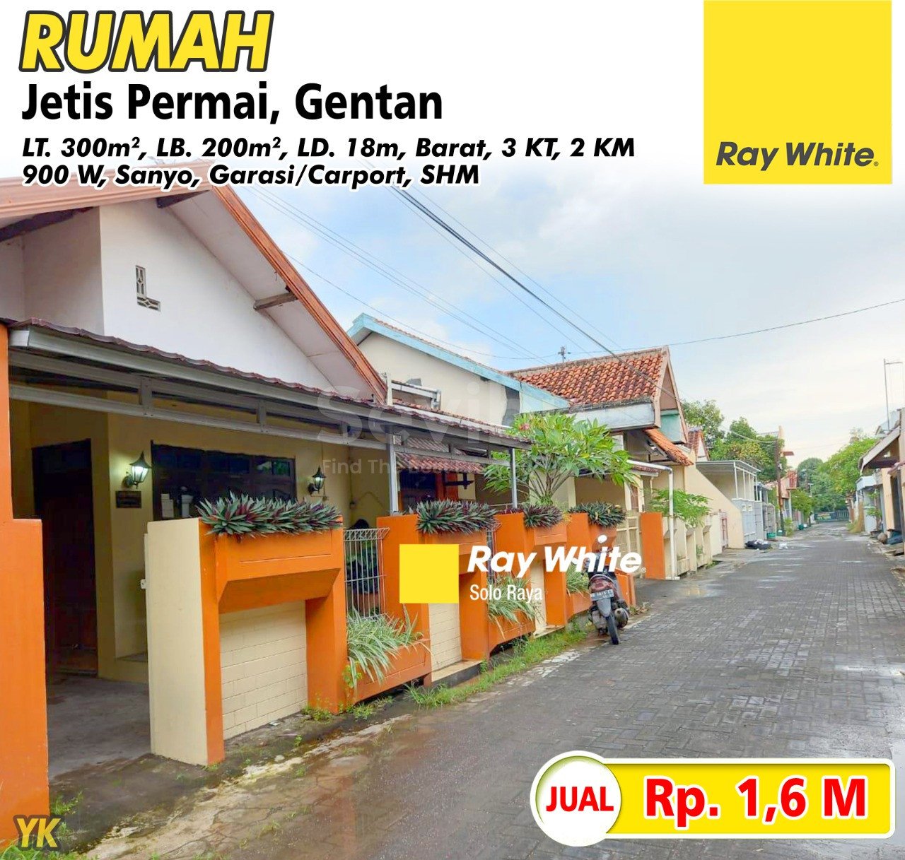 Yanik-Rumah jual jetis permai gentan baki sukoharjo. Hrg 1,6M