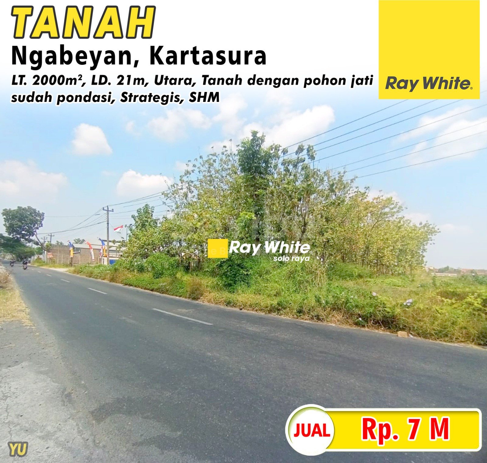 Yuniar-Tanah jual ngabeyan kartasura sukoharjo. SHM 2578,2580. Hrg 7M