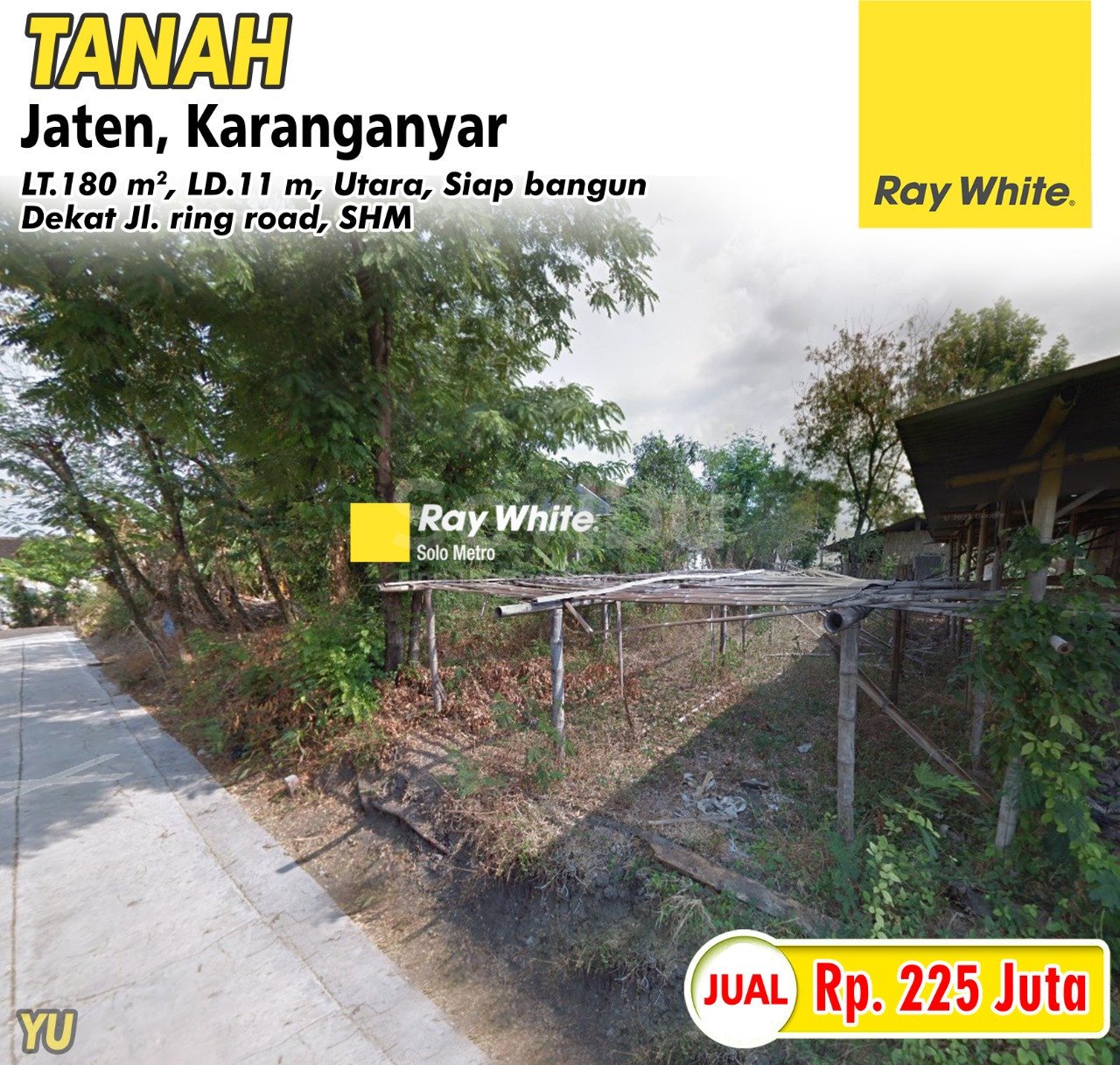 Yuniar-Tanah jual ngringo jaten karanganyar. SHM 9323. Hrg 275Jt