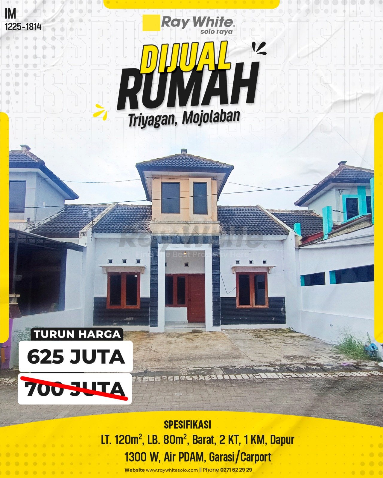 1814. Imam-Rumah Jual Perum Triyagan Asri Triyagan Mojolaban Sukoharjo. SHM 3271. HRg 700 Juta turun jd 625Jt (2)