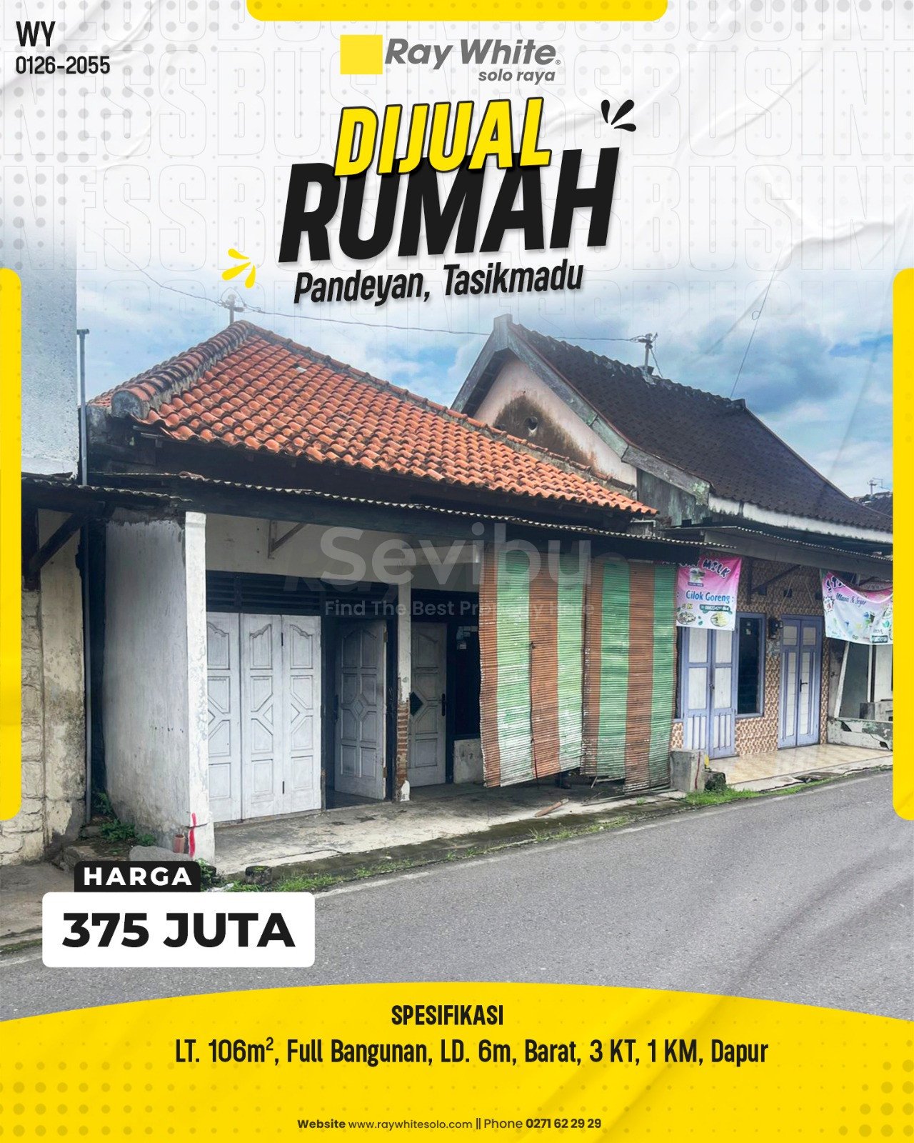 2055. Wahyu-Rumah Jual Nglano Pandeyan Tasikmadu Karanganyar. HRg 375 Juta(pralisting)