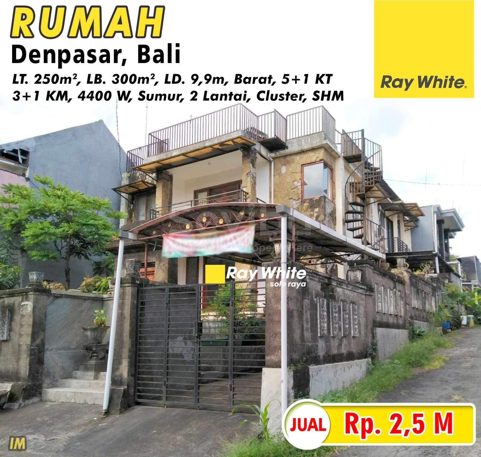 Imam-Rumah jual jl. sari dana ubung jaha denpasar utara bali. SHM 7138. Hrg 2,5M