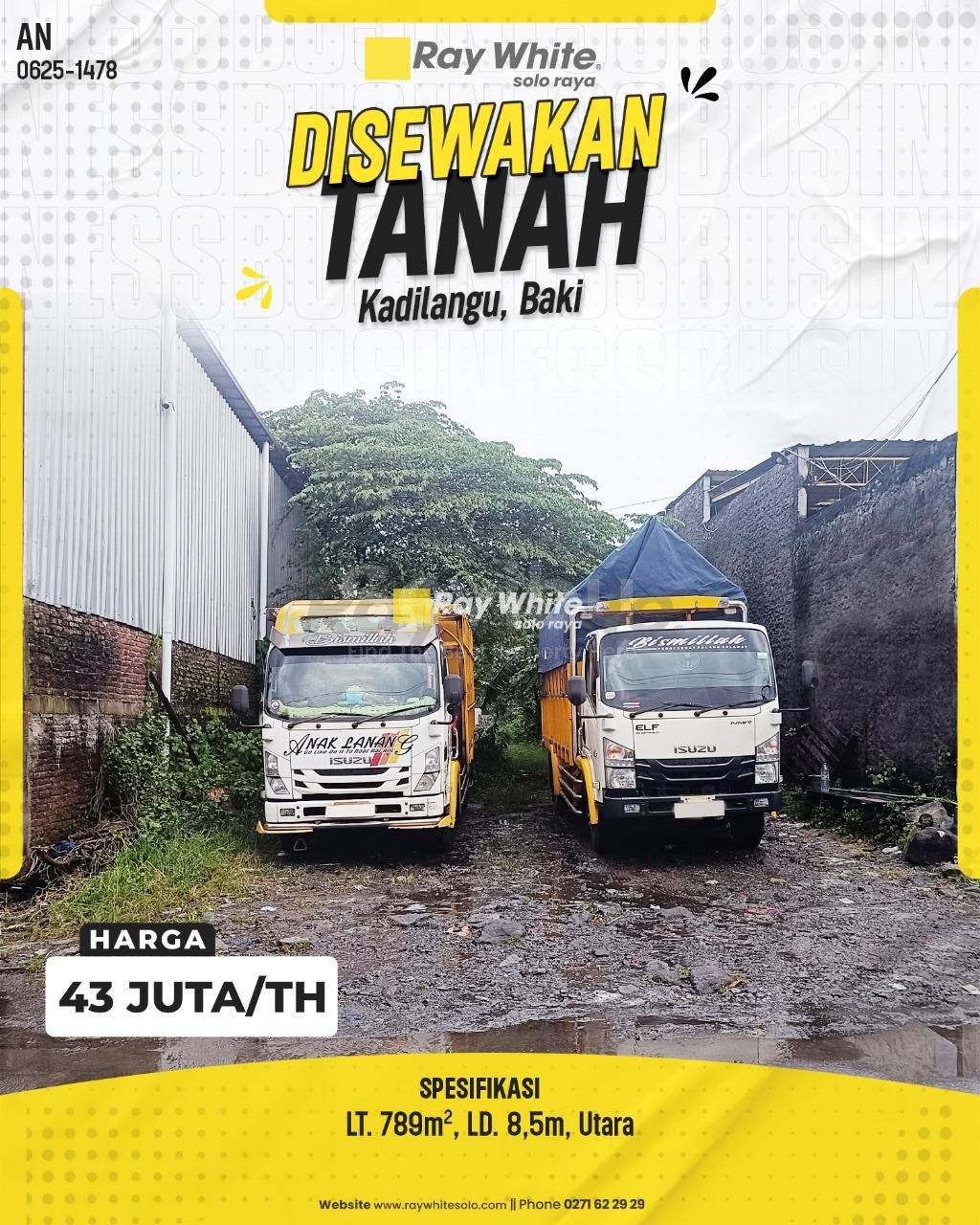 1477.-Anton-Tanah-Sewa-Jl.-Pelangi-Raya-Kadilangu-Baki-sukoharjo.-HRg-43-Juta-per-Thpralisting