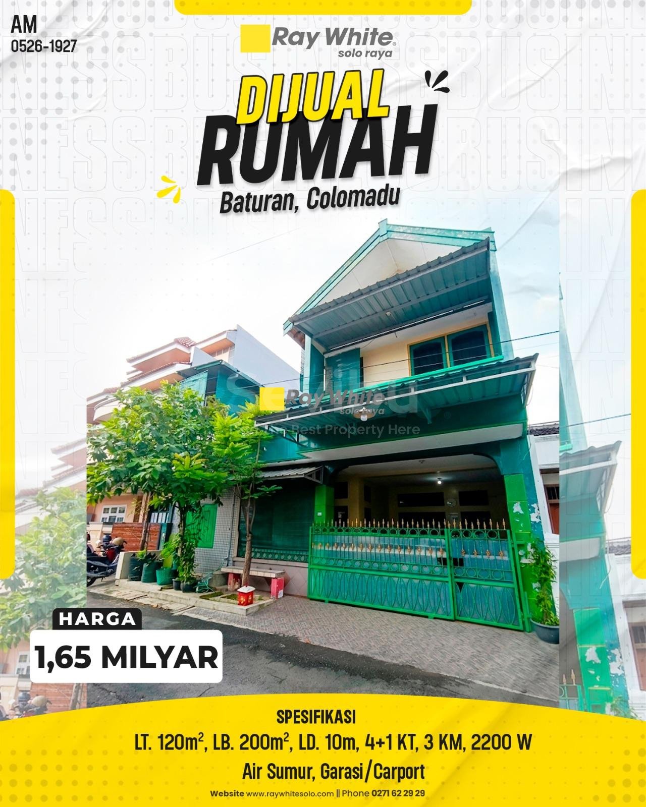 1927.-Amrih-Rumah-Jual-Jl.-Melati-Fajar-Indah-Buturan-Colomadu-Karanganyar.-SHM-2150.-HRg-1650-Milyar