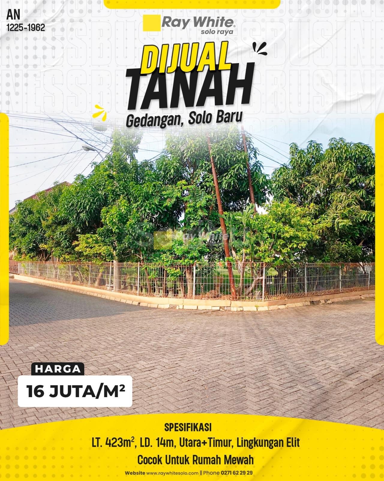 1962.-Anton-Tanah-Jual-Jl.-Duku-Sektor-1-Solo-Baru-Gedangan-Grogol-Sukoharjo.-HRg-16-Juta-per-m2pralisting