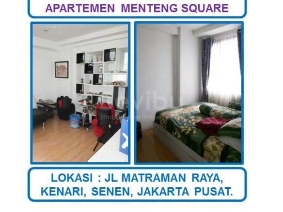 Jual Cepat Harga Spesial Apartemen Menteng Square 2 BR.