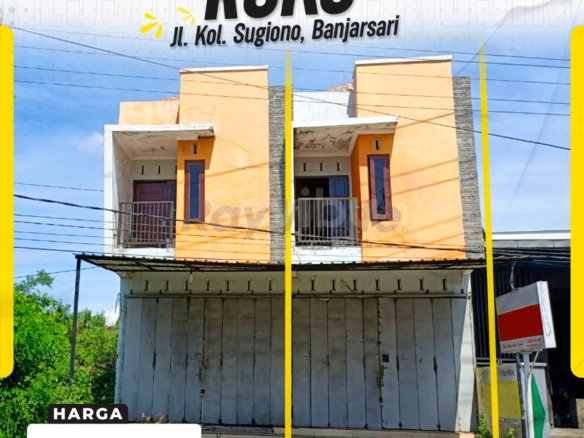 Ruko Strategis 2 Lantai Hadap Timur Siap Usaha di Banjarsari