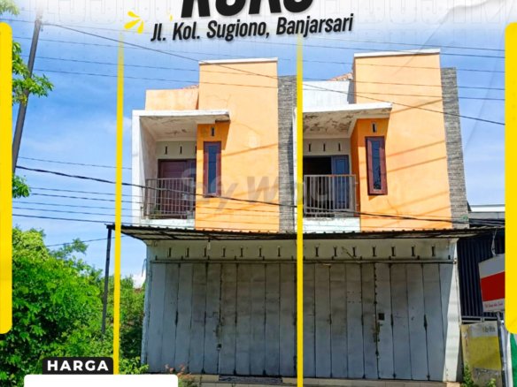 Ruko Strategis 2 Lantai Hadap Timur Siap Usaha di Banjarsari Surakarta