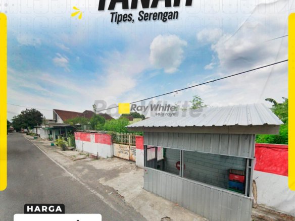 Dijual Tanah Luas Strategis Siap Bangun Tipes Serengan Solo Surakarta
