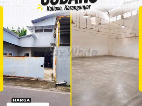 Dijual Gudang Strategis Siap Pakai Include Peralatan garment