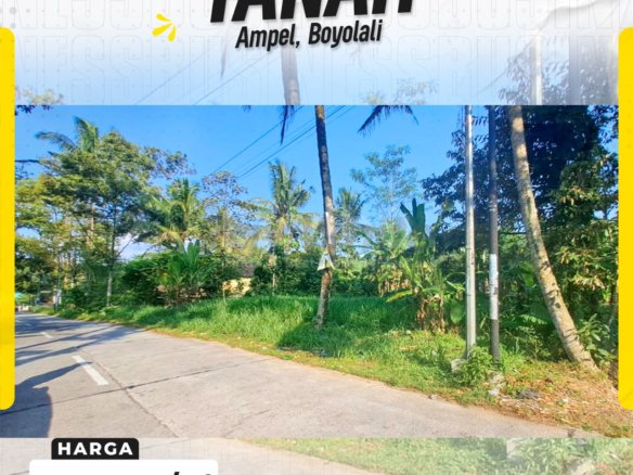 Tanah Kavling Super Luas Lebar Depan 21m Strategis Hadap Utara