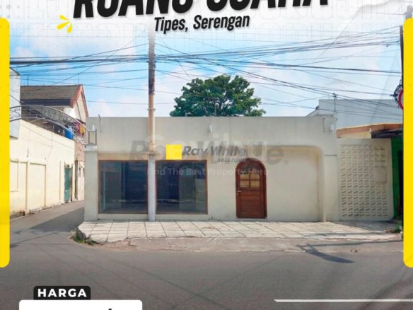 Dijual Ruang Usaha Strategis Jalan Raya Tipes Serengan Surakarta Solo