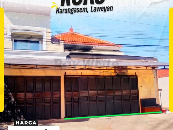 Disewakan Ruang Ruko Lebar Depan 7,5m Hadap Utara Karangasem
