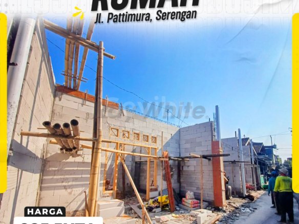 Rumah Baru Inden Hadap Timur Istimewa Lebar Depan 4m di Serengan