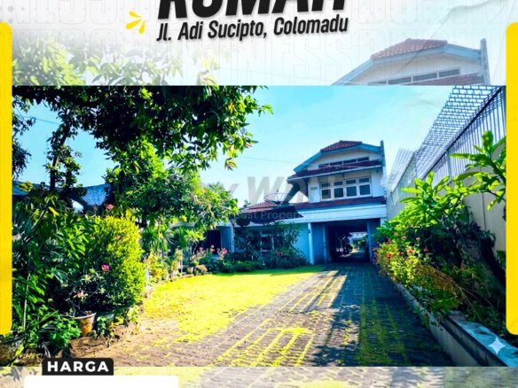 Rumah Megah Super Luas Lebar Depan 19m Hadap Selatan di Blulukan