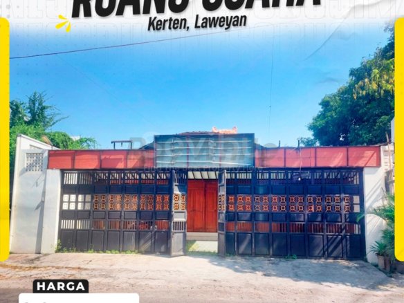 Disewakan Ruang Usaha Strategis Lebar Depan 12m Cocok Untuk Kuliner