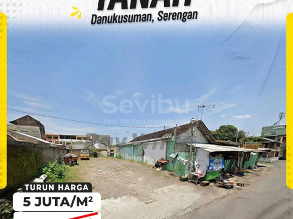 Dijual Tanah Strategis Siap Bangun Danukusuman Serengan Surakarta Solo