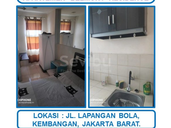Jual/Sewa Cepat Apartemen Belmont Residence Studio semi furnished di Kembangan, Jakarta Barat