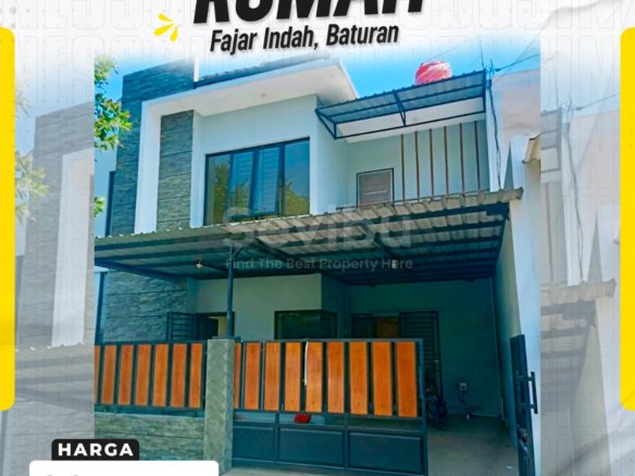 Rumah Mewah Modern 2 Lantai Siap Huni di Fajar Indah Baturan Colomadu