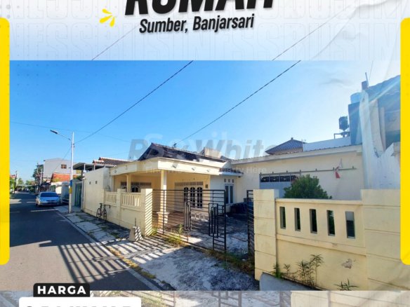 Rumah Luas Strategis Halaman Nyaman Siap Huni di Sumber Banjarsari