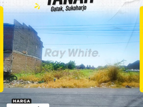 Tanah Datar Strategis Siap Bangun gatak, sukoharjo
