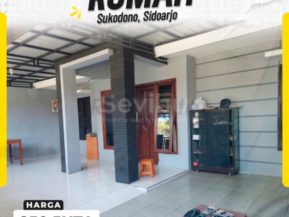 Rumah Minimalis Modern Siap Huni di Perumahan Sukodono Sidoarjo
