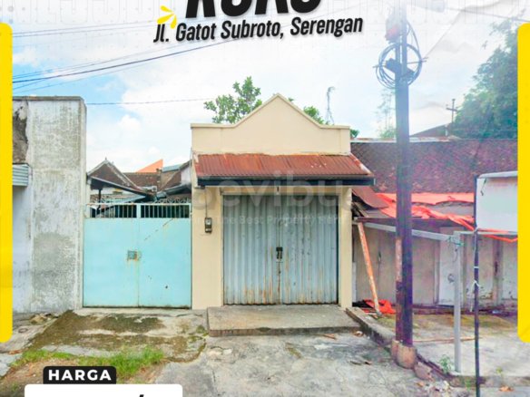 Disewakan Ruko Siap Usaha di Jl. Gatot Subroto Kratonan Serengan