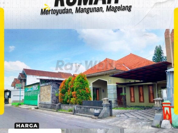 Rumah Klasik Modern Muka Lebar Hadap Timur di Mertoyudan magelang