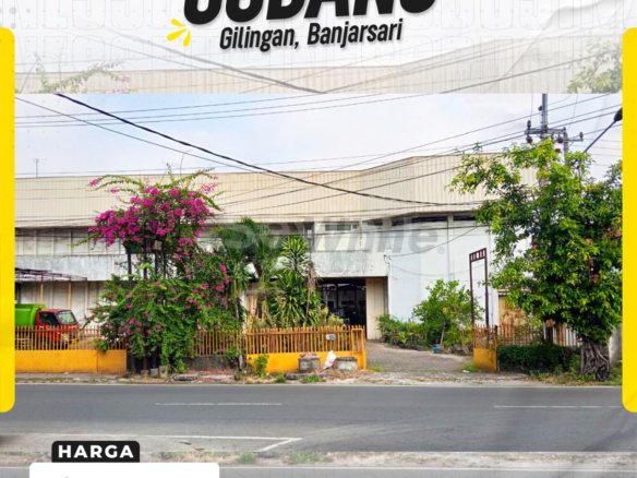 Dijual Gudang Komersial Luas 1230m² Lebar Depan 20m Strategis