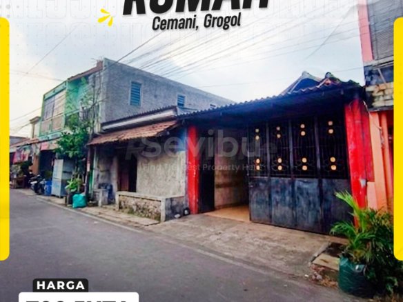 Dijual Rumah Strategis Siap Huni di Jl. Sidomulyo Cemani Grogol