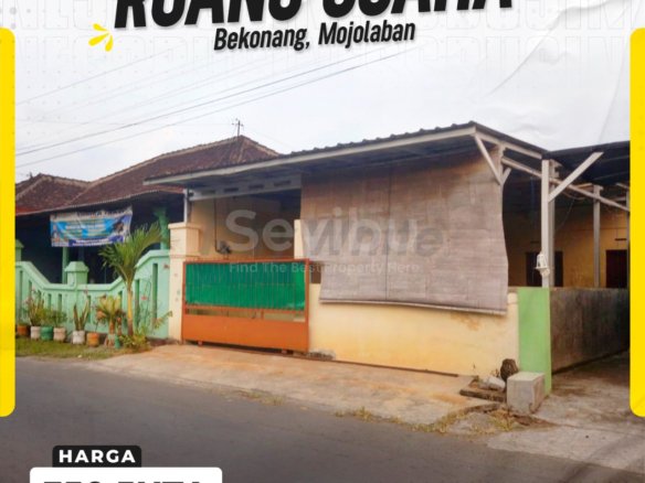 Dijual Ruang Usaha Siap Pakai Hadap Utara di Bekonang Mojolaban