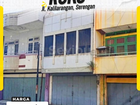 Disewakan Ruko 2 Lantai, Siap Usaha di Jl Kalilarangan Serengan