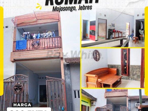 Dijual Rumah 2 Lantai Siap Pakai di Perumahan Puncak Solo Mojosongo