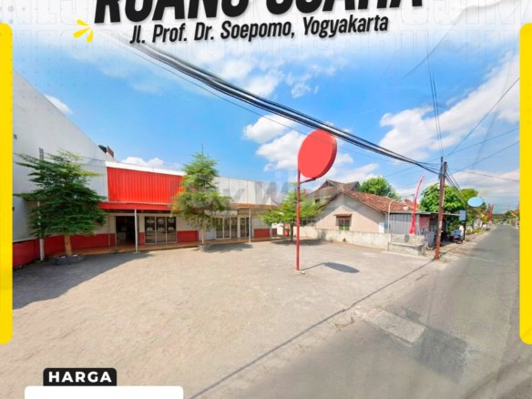 Dijual Ruang Usaha Area Parkir Luas di Jl Prof Dr Soepomo Yogyakarta