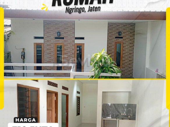 Dijual Rumah Siap Huni Harga Terjangkau di Ngringo Jaten Karanganyar