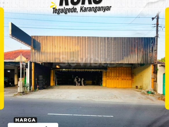 Dijual Ruko Strategis Cocok untuk Ruang Usaha di Tegalgede Karanganyar