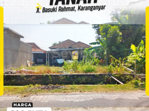 Tanah Strategis Siap Bangun Cocok Untuk Hunian di Jl. Basuki Rahmat