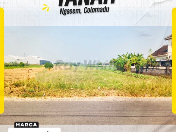 Tanah Pekarangan Datar Strategis Untuk Perumahan di Ngasem
