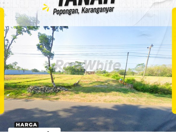 Tanah Datar Siap Bangun Sudah Pondasi Cakar Ayam cocok Untuk Gudang