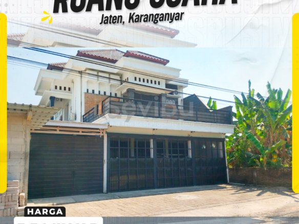 Ruang Usaha Megah Strategis Halaman Luas Siap Pakai di Jaten