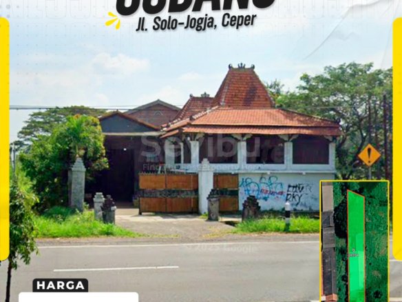 Dijual Gudang Luas 2510m² di Jalur Utama Jl.solo- jogja