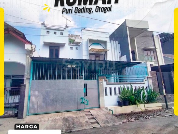 Rumah mewah puri gading 1,5 M, Depan Mall, Luas 162 m2, 5+2KT, 2+1 KM,