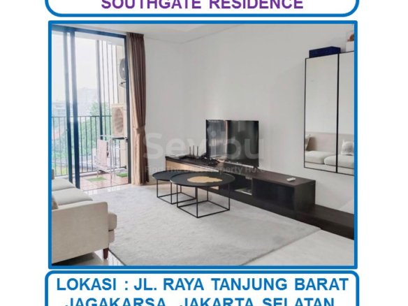 Jual Cepat Harga Spesial Apartemen Southgate Residence 2 BR semi furnished di Jakarta Selatan